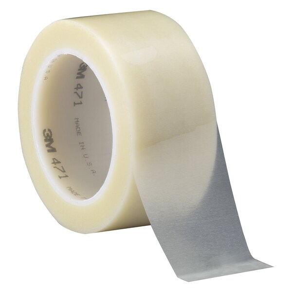 Vinyl Tape, 5.2 Mil, 1"x36 yds., Clear, PK36